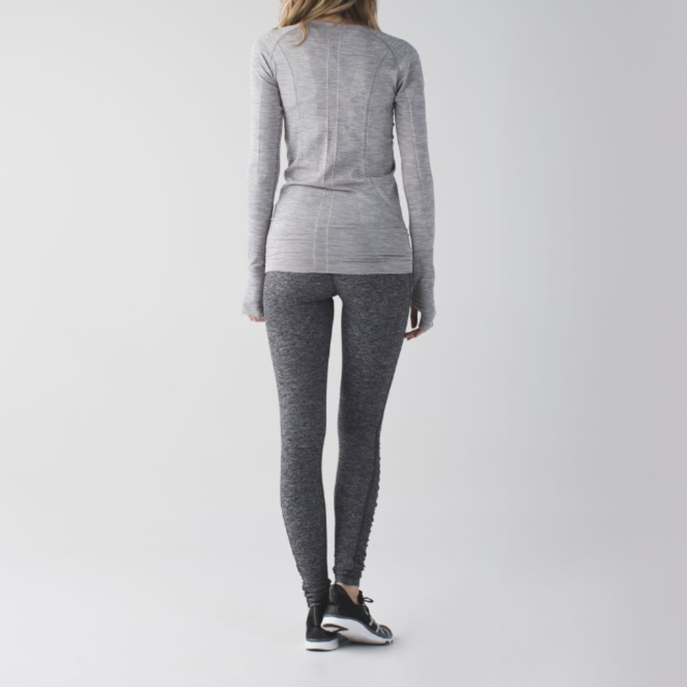 Lululemon Run: Turn Around Tight Heathered Black